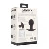 Single Bulb Vibrating Silicone Anal Plug - Black